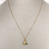 Venetian Set+ Squirrel Emerald 05 Pts 1.4gr / 19 1/2 in / 0.5mm Yellow Gold 18K %