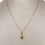 Set Veneciana+Delfin Esmeralda 08 Pts 1.4gr / 20 in / 0.46mm Oro Amarillo 18K %