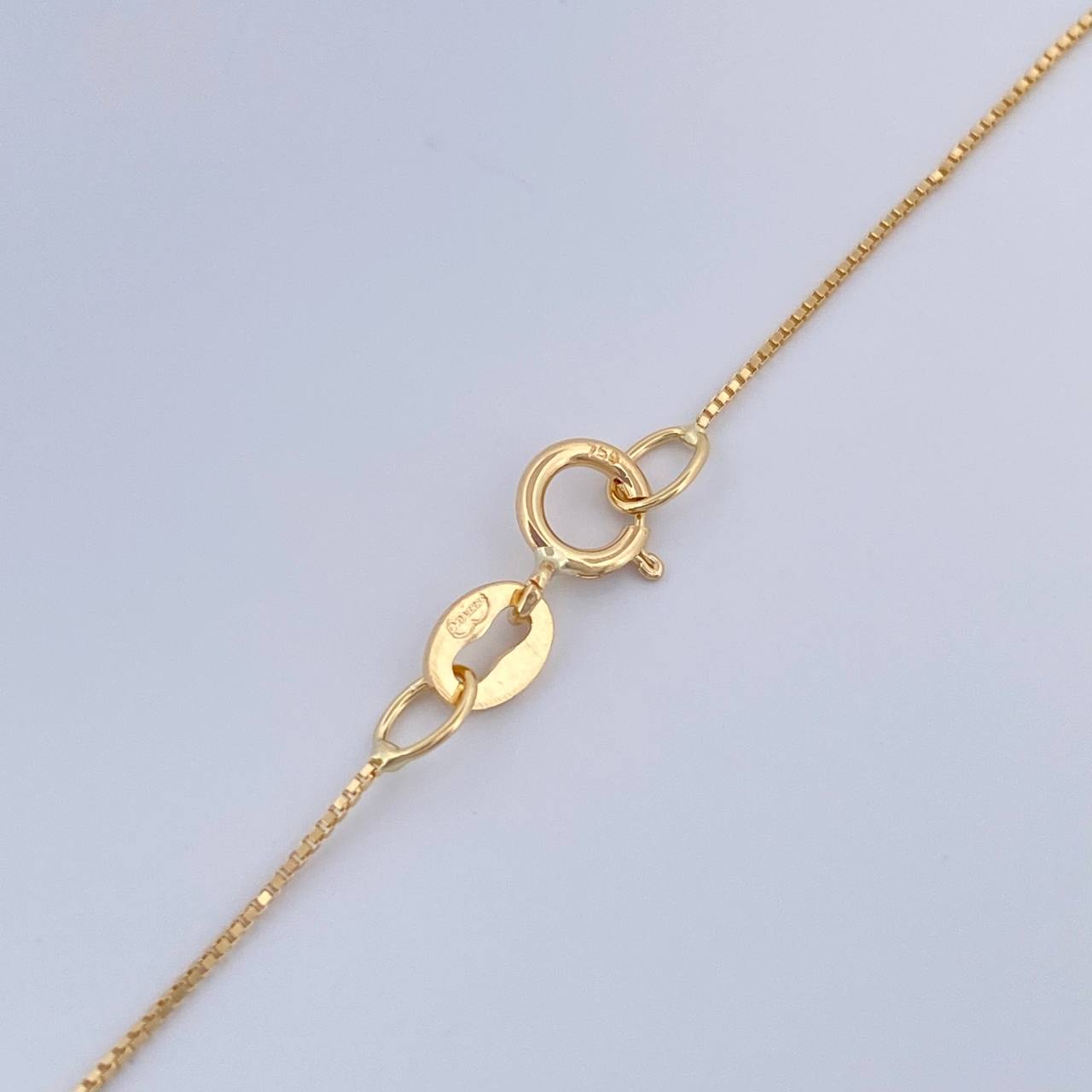 Venetian Set+ Hand Emerald 08 Pts 1.4gr / 19 3/4 in / 0.53mm Yellow Gold 18K %