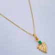 Venetian Set+ Grape Emerald 04 Pts 1.4gr / 19 3/4 in / 0.5mm Yellow Gold 18K %