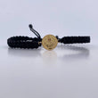 Pulsera Negra San Benito 1.1gr / Oro Amarillo 18K &