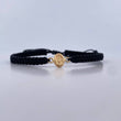 Black Virgin Miraculous Bracelet 0.3gr / 18K Yellow Gold &