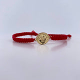 Pulsera Roja San Benito 1.1gr / Oro Amarillo 18K &