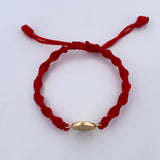 Pulsera Roja San Benito 0.8gr / Oro Amarillo 18K &