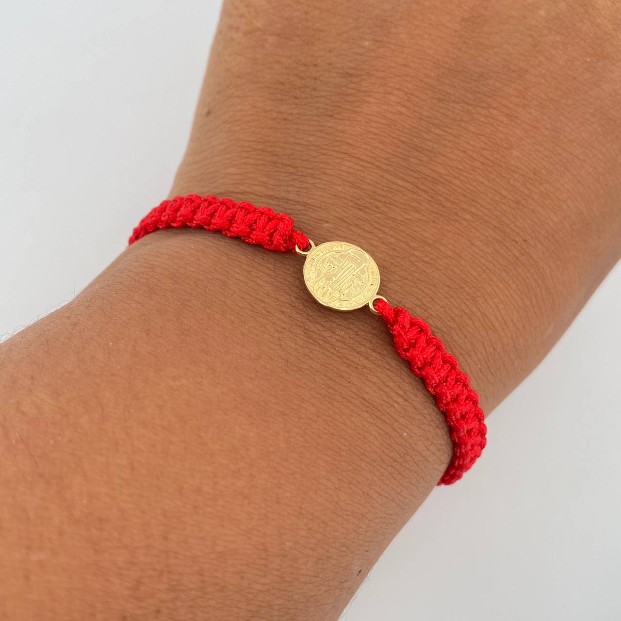 Red San Benito Bracelet 0.7gr / 18K Yellow Gold &
