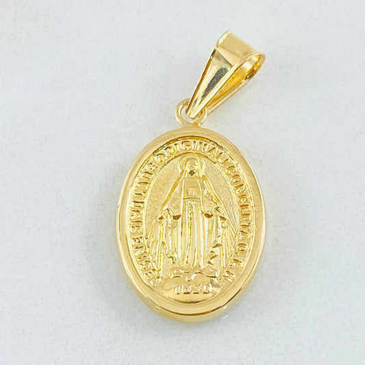 Dije Virgen Milagrosa 1.7gr / 1 in / Oro Amarillo 18K *