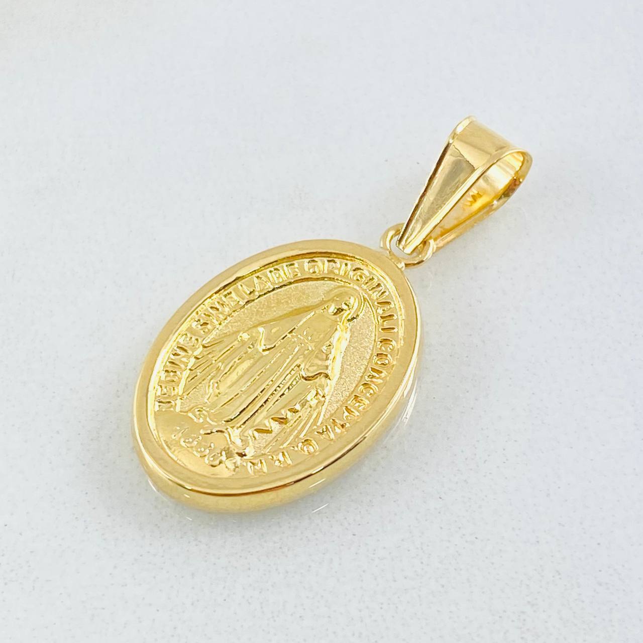 Dije Virgen Milagrosa 1.7gr / 1 in / Oro Amarillo 18K *