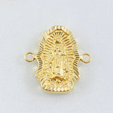 Herraje Virgen Guadalupe 1.55gr / 3/4 in / Oro Amarillo 18K *