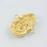 Herraje Virgen Guadalupe 1.55gr / 3/4 in / Oro Amarillo 18K *