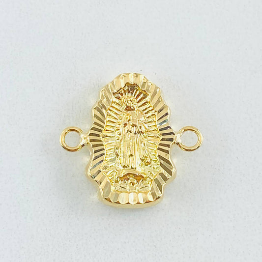 Herraje Virgen Guadalupe 1.2gr / 3/4 in / Oro Amarillo 18K *