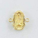 Herraje Virgen Guadalupe 1.2gr / 3/4 in / Oro Amarillo 18K *