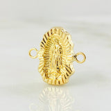 Herraje Virgen Guadalupe 1.2gr / 3/4 in / Oro Amarillo 18K *