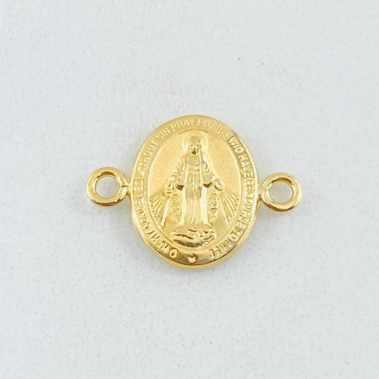 Herraje Virgen Milagrosa 0.6gr / 3/4 in / Oro Amarillo 18K ©