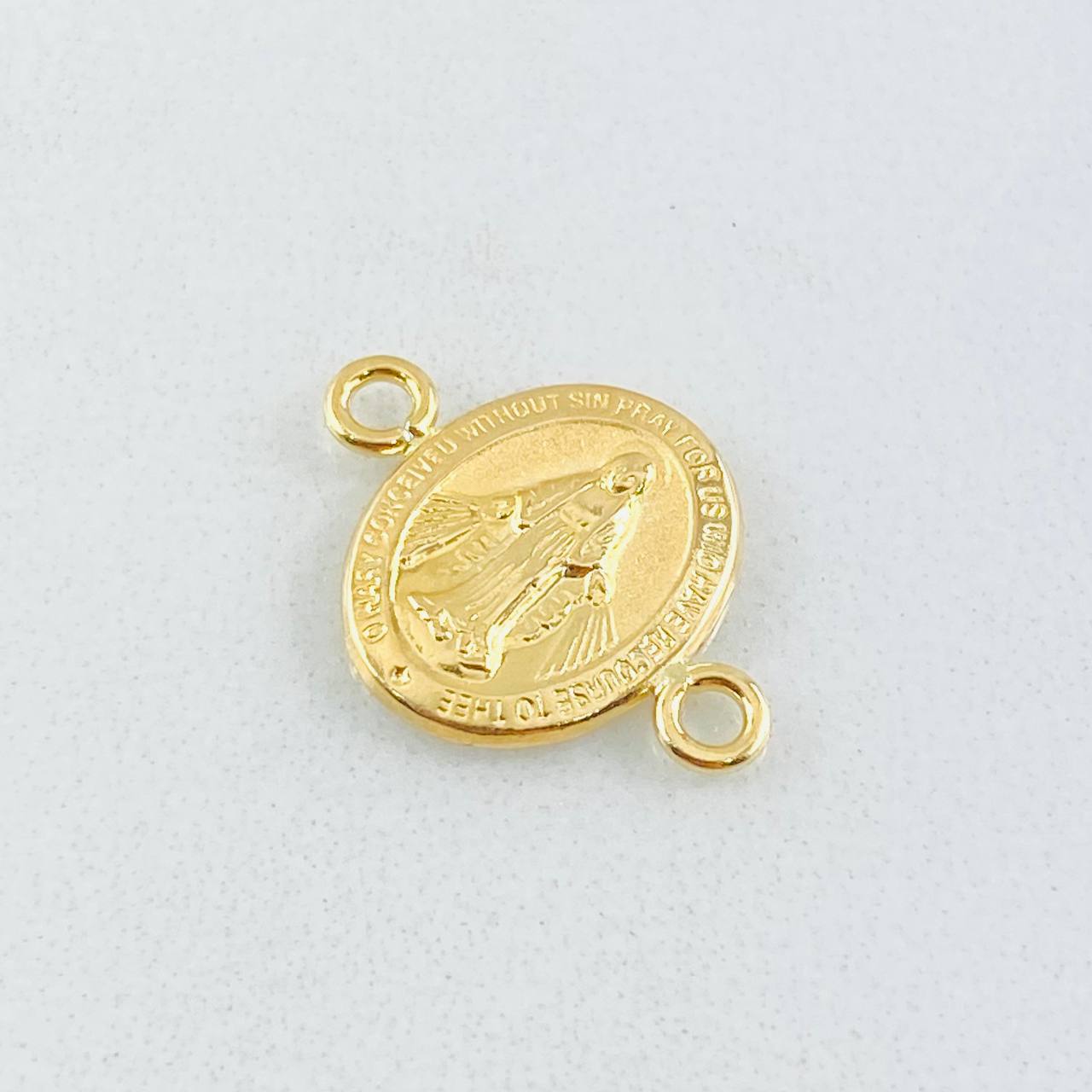 Herraje Virgen Milagrosa 0.6gr / 3/4 in / Oro Amarillo 18K ©