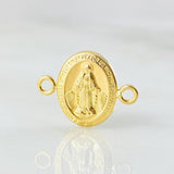 Herraje Virgen Milagrosa 0.6gr / 3/4 in / Oro Amarillo 18K ©