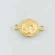 Herraje San Benito 1.1 g / 3/4 in Oro Amarillo 18K