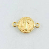Herraje San Benito 1.1 g / 3/4 in Oro Amarillo 18K