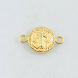 Herraje San Benito 0.55gr / 3/4 in / Oro Amarillo 18K ©