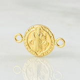 Herraje San Benito 0.9 g / 3/4 in Oro Amarillo 18K