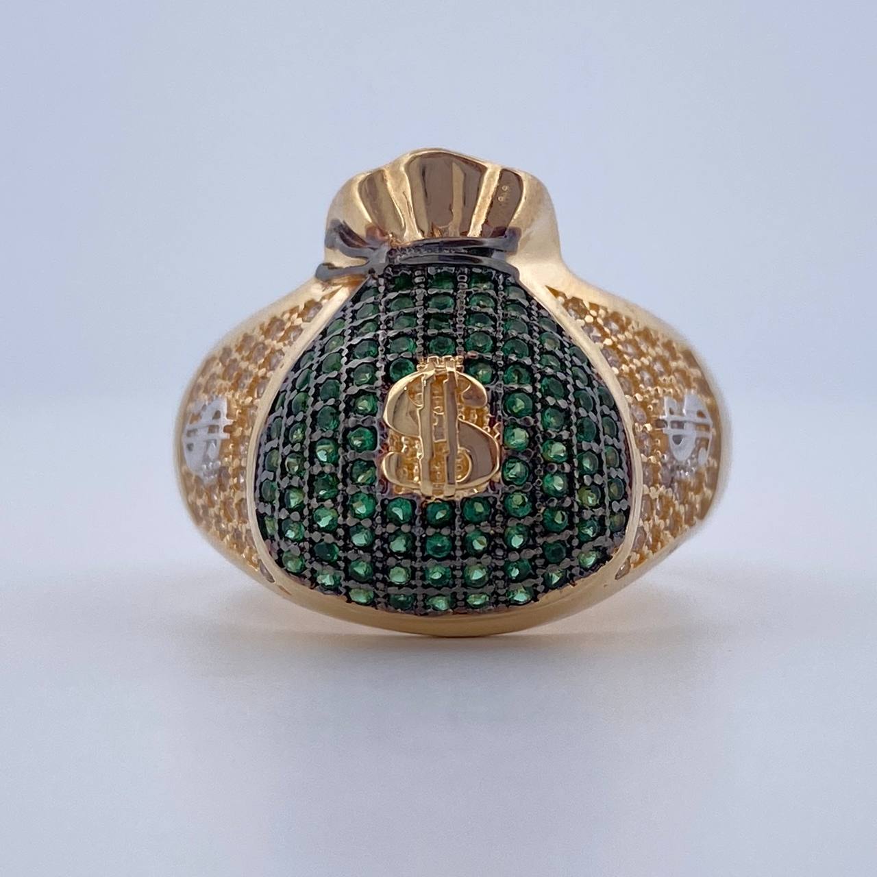 Money Bag Ring 10.2gr / Size 10 / 18K Gold $