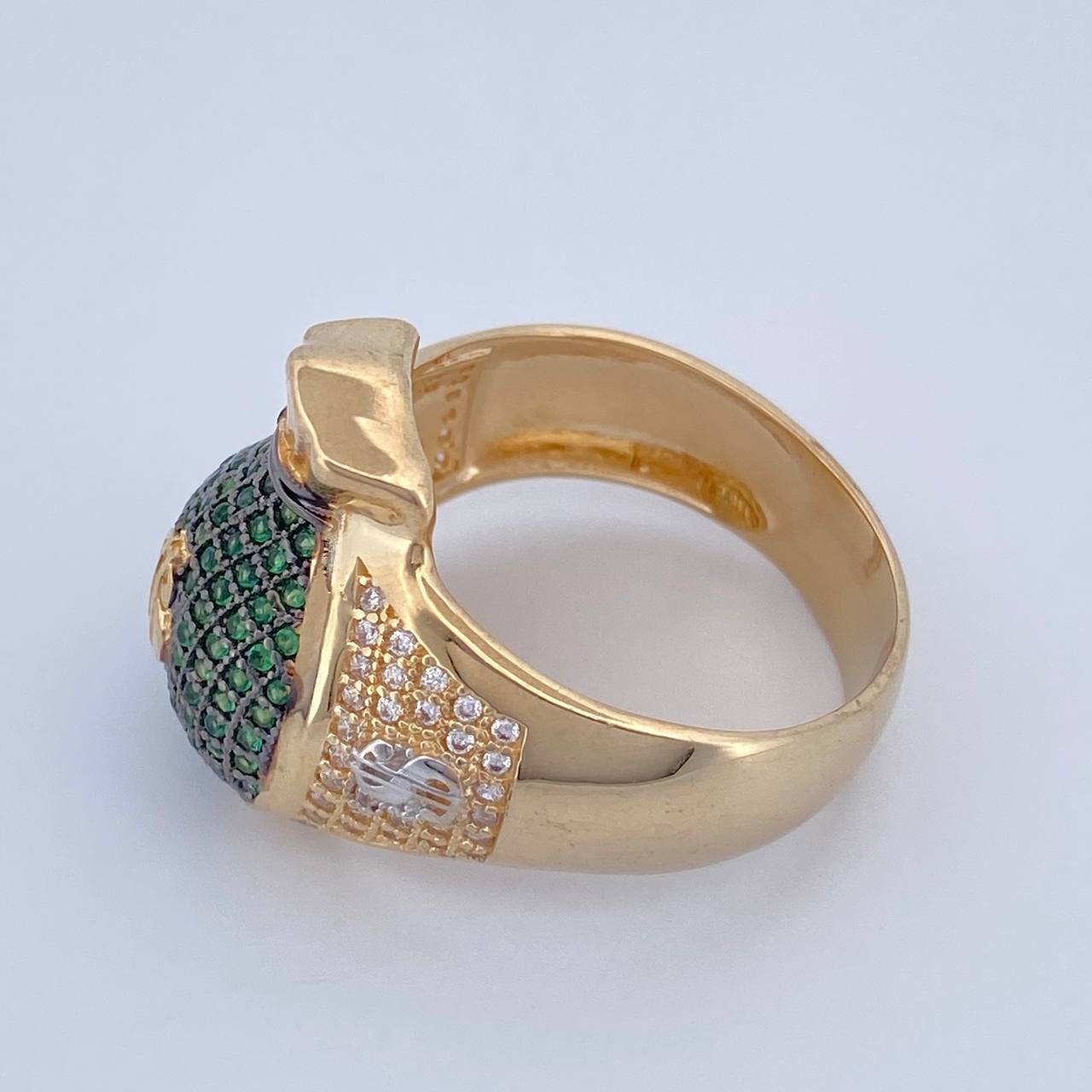 Money Bag Ring 10.2gr / Size 10 / 18K Gold $