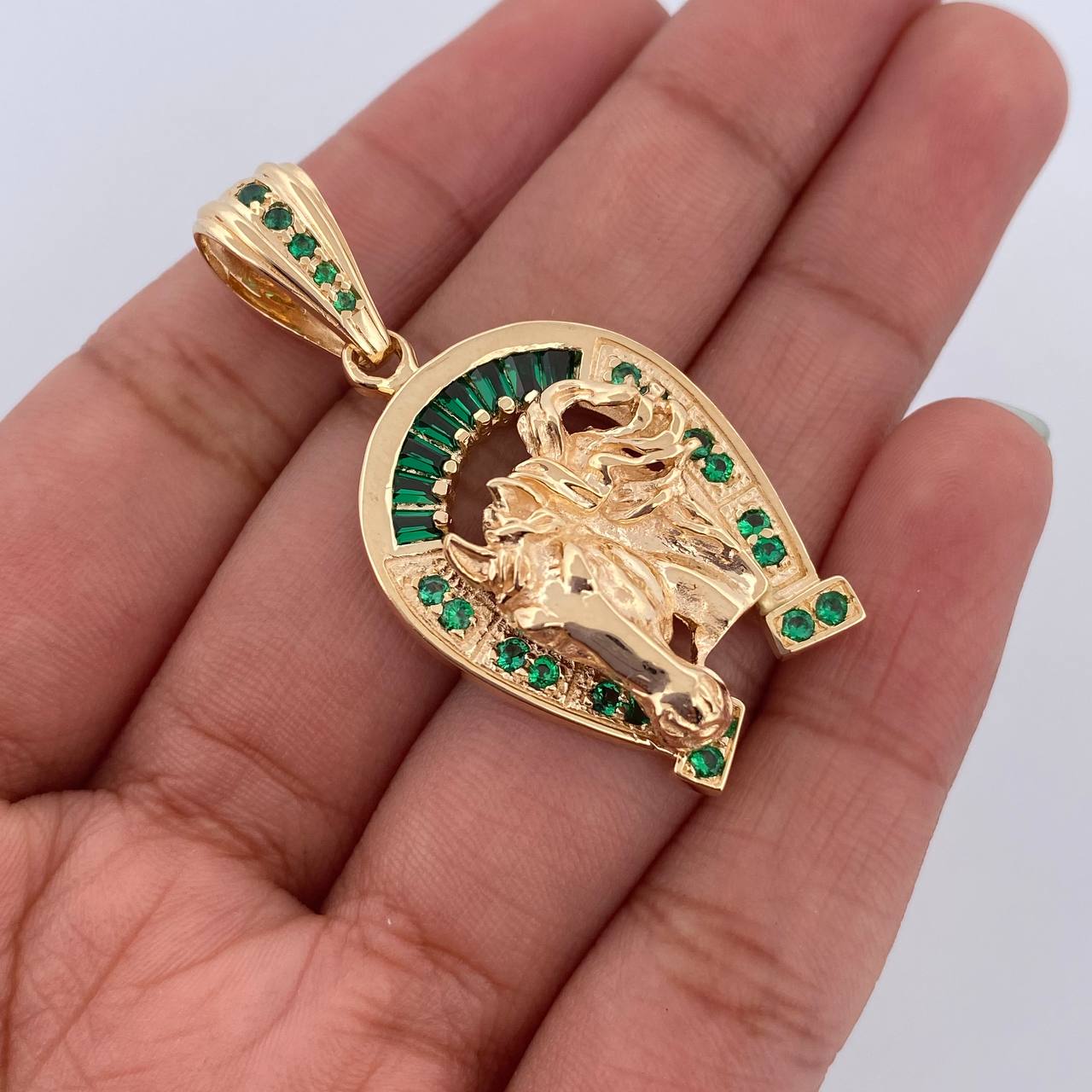 Dije Herradura Caballo 9.25gr / 4.2cm / Oro 18K $