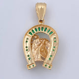 Dije Herradura Caballo 9.25gr / 4.2cm / Oro 18K $