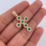 Pendant Dense Cross 2.95gr / 3.2cm / 18K Gold $