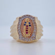 Virgin Guadalupe Ring 5.1gr / Size 6 1/2 / 18K Gold $