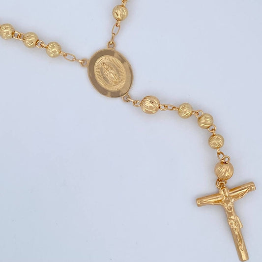 Rosario Virgen Guadalupe 26.05gr / 62cm / Oro 18K $