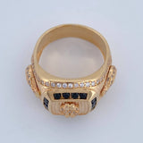 Sign Ring Weight 14.45gr / Size 10 3/4 / 18K Gold $