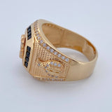 Sign Ring Weight 14.45gr / Size 10 3/4 / 18K Gold $