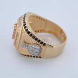 Sign Ring Weight 11.65gr / Size 9 3/4 / 18K Gold $