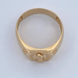 Virgin Guadalupe Ring 4gr / Size 10 1/2 / 18K Gold $