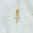 Pendant Cross Silhouette 0.5gr / 2.1cm / Polished 18K Yellow Gold