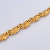 Rustic Elephant Chain 76.85gr / 60cm / 8.6mm 18K Yellow Gold $