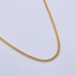 Cadena Mini Cubana 6.9gr / 60.5cm / 1.4mm Oro Amarillo +0 18K &
