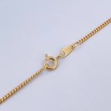Cadena Mini Cubana 5.75gr / 60.3cm / 1.5mm Oro Amarillo +0 18K $