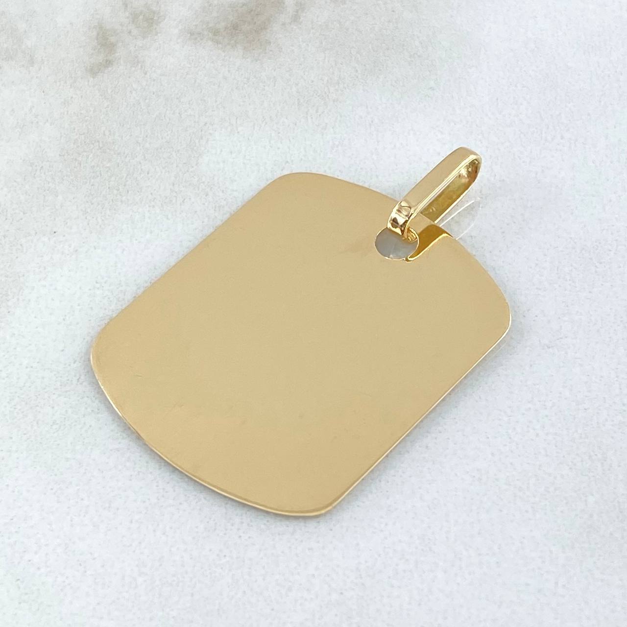 Pendant Plate 2.9gr / 3.5cm (1.4in) / 18K Gold ©