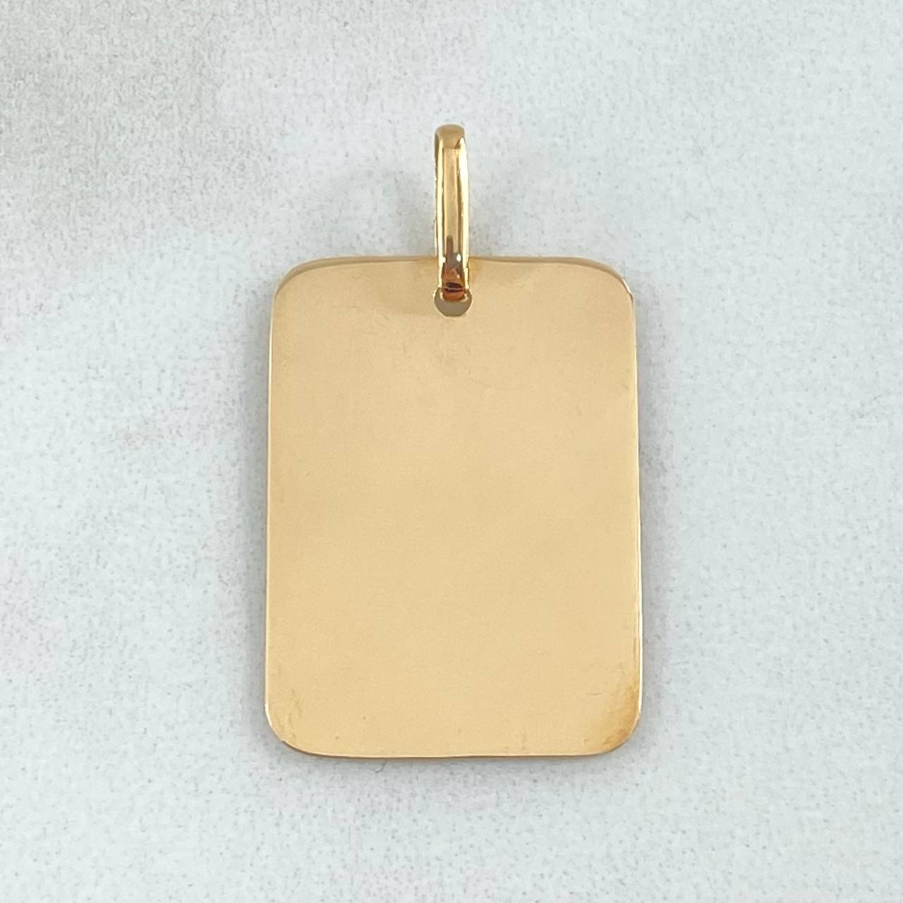 Pendant Plate 2.3gr / 3cm / 18K Gold ©