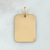 Pendant Plate 2.3gr / 3cm / 18K Gold ©