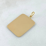 Pendant Plate 2gr / 3cm / 18K Gold ©