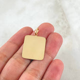 Pendant Plate 2gr / 3cm / 18K Gold ©