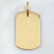 Dije Placa 4.65gr / 4cm / Oro 18K