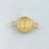 Herraje Letra M 0.55gr / 1.7cm / Oro 18K