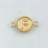 Charm Letter P 0.6gr / 1.7cm / 18K Gold
