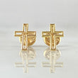 Topos Cruz 0.6gr / 0.9cm / Oro 18K ©