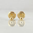 Stud Earrings Bead 0.4gr / 18K Gold