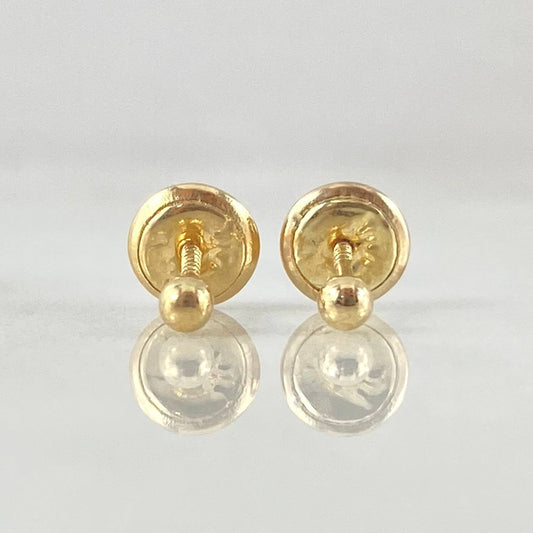 Stud Earrings Bead 0.4gr / 18K Gold