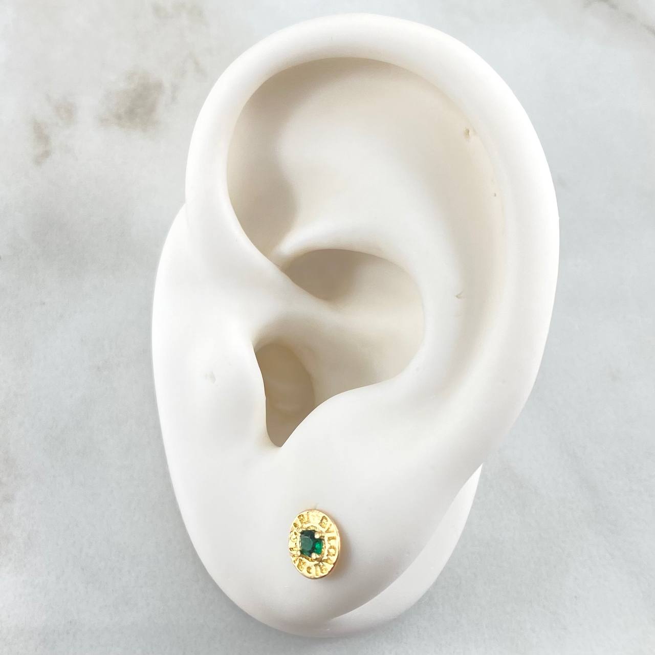 Rustic Stud Earrings 0.9gr / 18K Gold ©